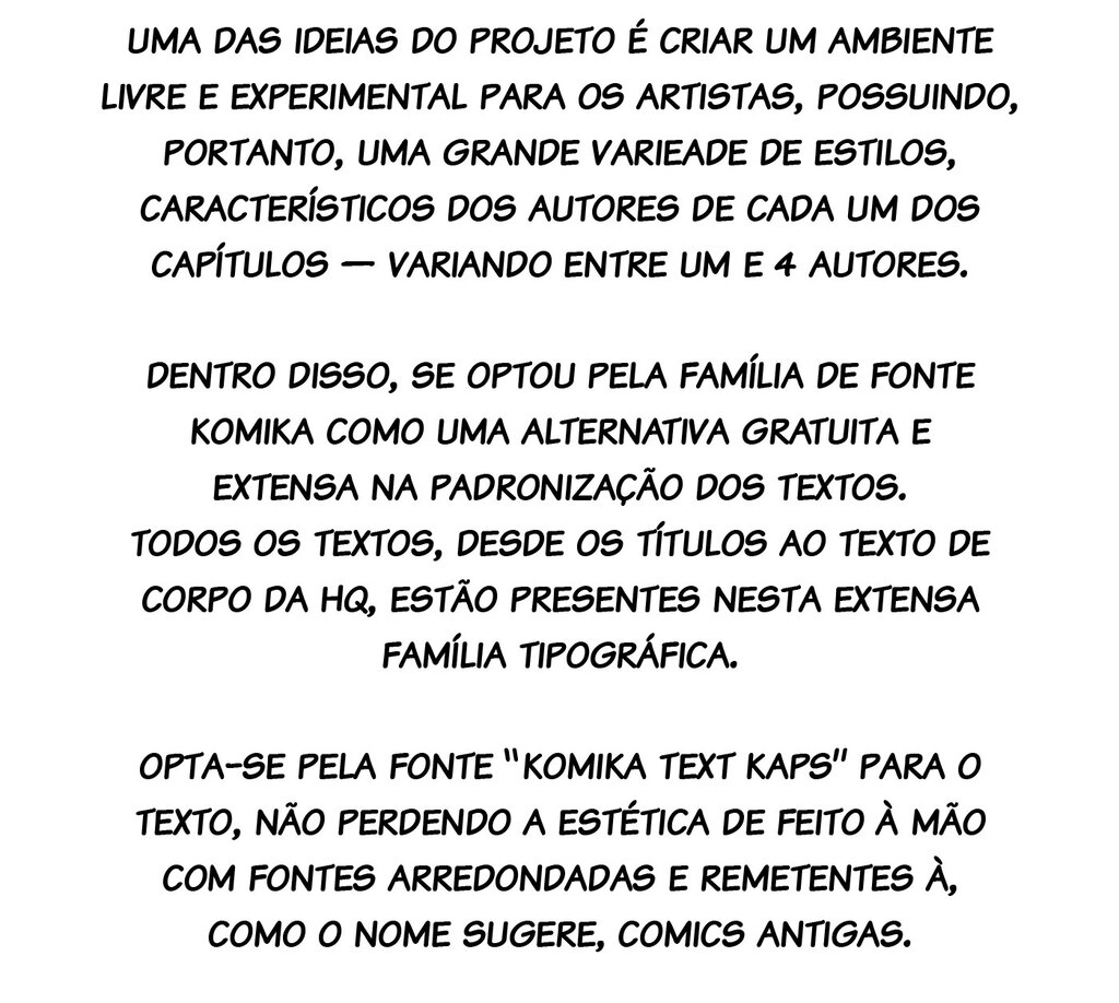 Imagens que descrevem o conceito e o processo de desenvolvimento do projeto de identidade visual de Materiais em Quadrinhos.