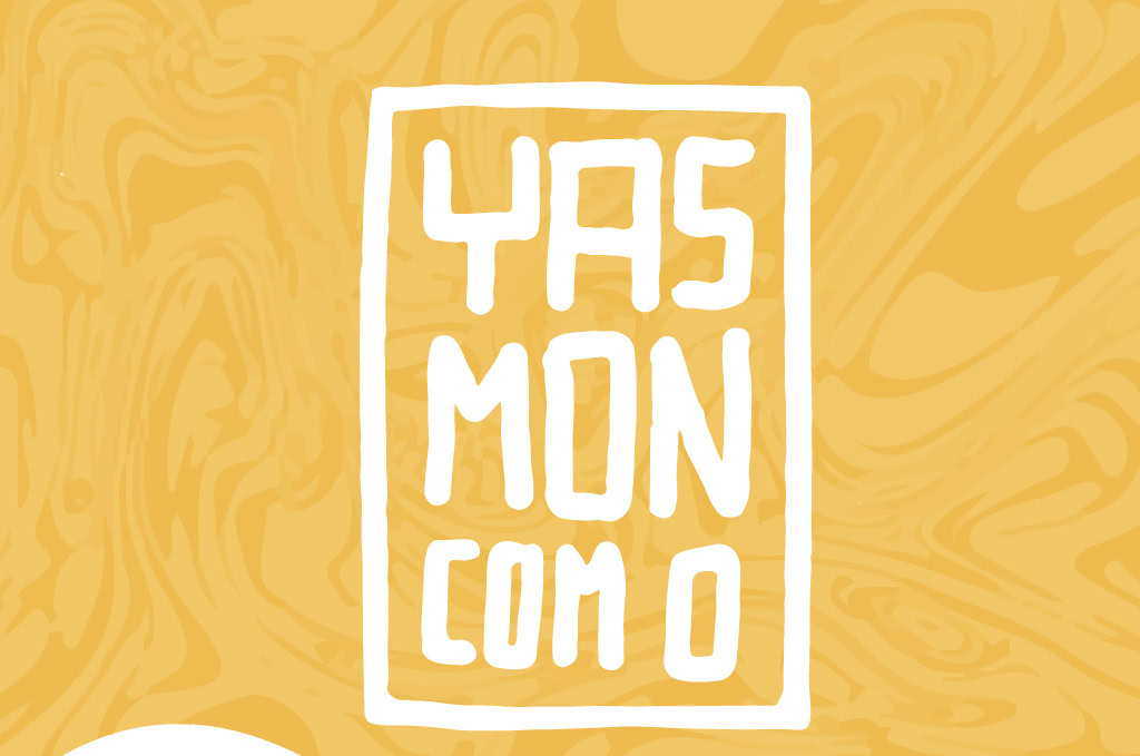 Imagens que falam sobre o projeto de webcomic Yasmon com O.