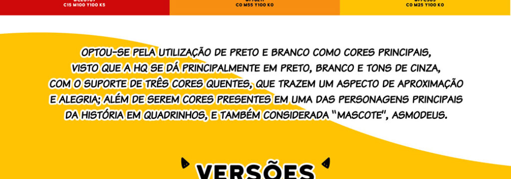 Prancha de apresentação da identidade visual de CLVCD